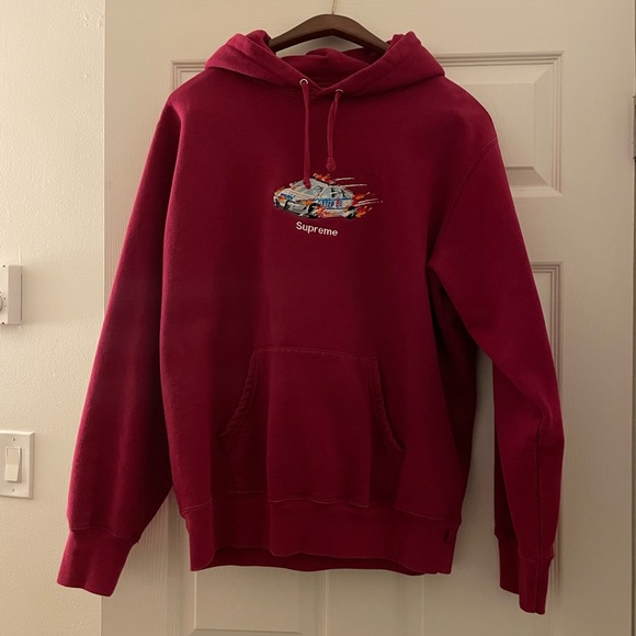 Supreme embroidered hoodie AMAZING condition